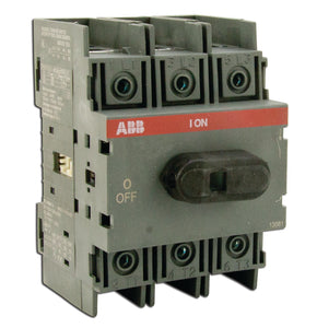 ABB OT60F3 Non-Fused Disconnect, 60 Amp, 3-Pole  ABB OT60F3