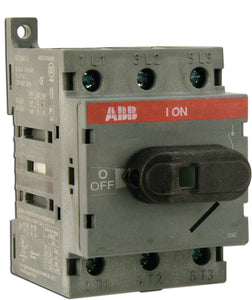 ABB OT80F3 Disconnect switch, Non-Fused, 80A, 3P, 690VAC, Front Operated ABB OT80F3