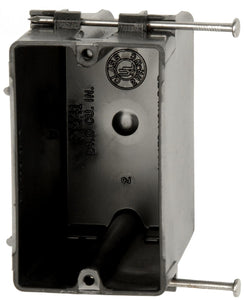 Allied Moulded P-241 Single Gang Electrical Box Allied Moulded P-241
