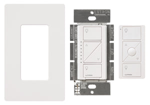 Lutron P-PKG1W-WH Caseta Wireless Wall Dimmer and Pico Remote Lutron P-PKG1W-WH