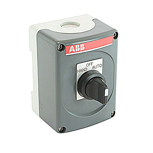 ABB P1-HOA Modular 1-Seat Assembled Plastic Enclosure ABB P1-HOA