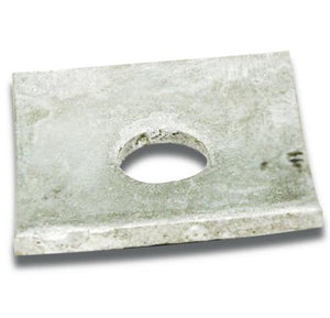 Powerline Hardware P113 3"x3" Square Curved Washer, 5/8" Bolt Diameter Powerline Hardware P113