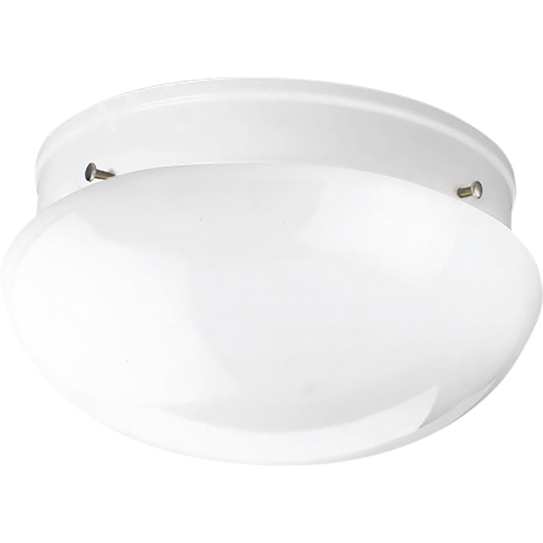 Progress Lighting P3410-30 Mushroom Fixture, 2-Light, 60W, White Progress Lighting P3410-30
