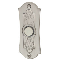 Nutone PB27LSN Illuminated Pushbutton, Satin Nickle Nutone PB27LSN
