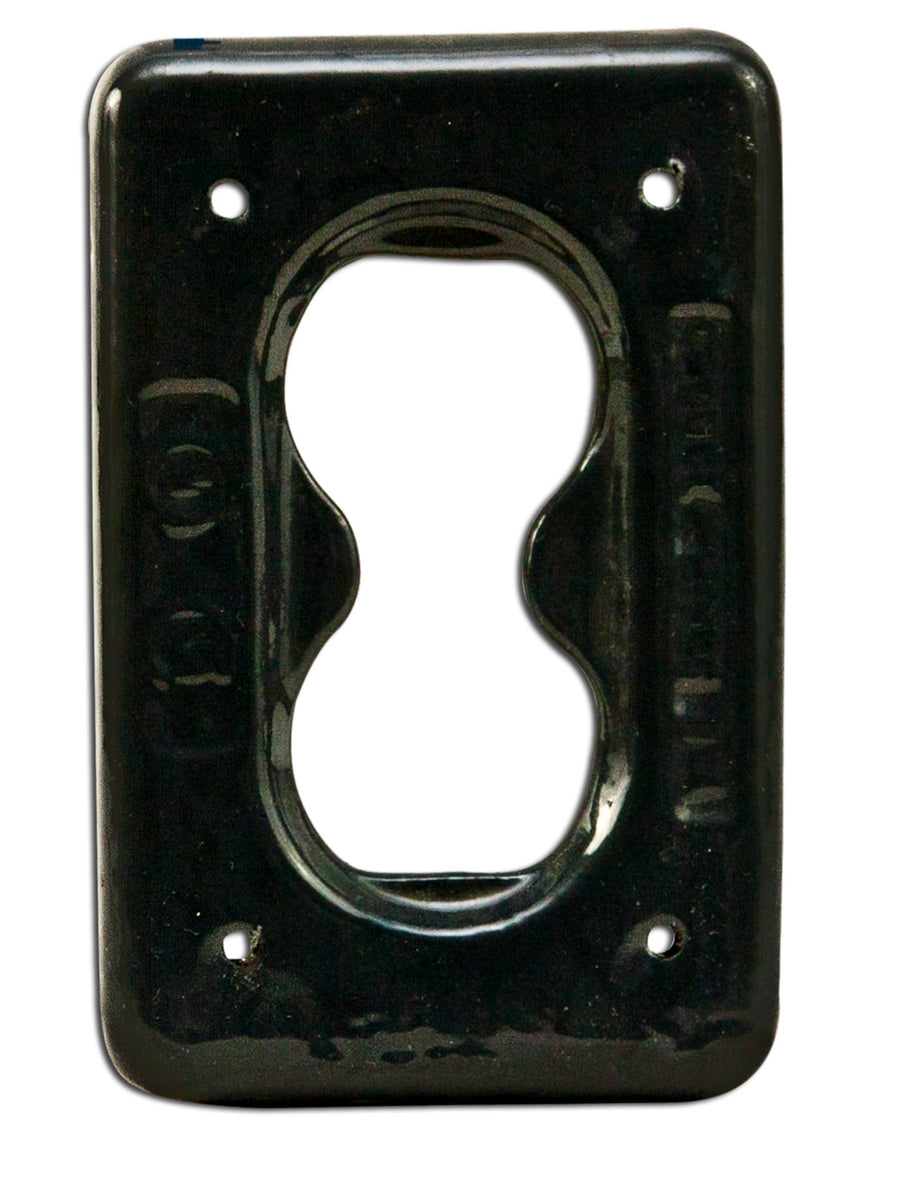 PlastiBond PBDS23G PVC Coated Aluminum Duplex Receptacle, 1Gang Plas