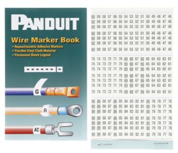 Panduit PCMB-4 Wire Marker Book Panduit PCMB-4