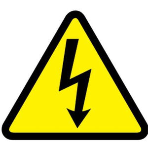 Panduit PESW-C-1Y ISO Label, Vinyl,'Electrical Shock symbo Panduit PESW-C-1Y
