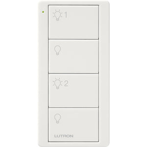 Lutron PJ2-4B-GWH-L21 4-Button Wireless Control Lutron PJ2-4B-GWH-L21
