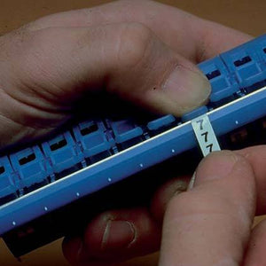 Panduit PMD-0-9 Dispenser filled with one roll each legend 0 thru 9. Panduit PMD-0-9