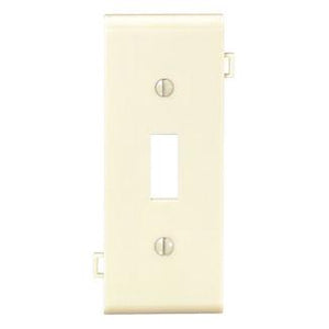 Leviton PSC1-I Sectional Wallplate, Toggle, Center Section, Nylon, Ivory Leviton PSC1-I