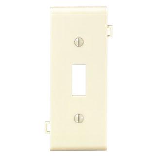 Leviton PSC1-I Sectional Wallplate, Toggle, Center Section, Nylon, Ivory Leviton PSC1-I