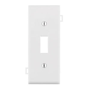 Leviton PSC1-W Sectional Wallplate, Toggle, Center Section, Nylon, White Leviton PSC1-W