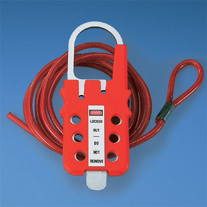 Panduit PSL-MLD Multiple Lockout Device, Hasp and Cable Panduit PSL-MLD