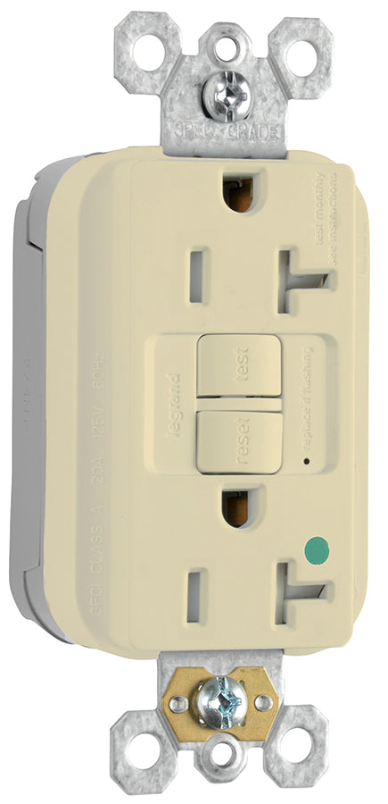 Pass & Seymour PT2097-HGTRI SELF TEST PLUGTAIL GFCI REC HG TR 20A IV Pass & Seymour PT2097-HGTRI