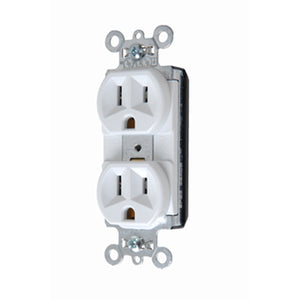 Pass & Seymour PT5362-W DUP RECEPT SPEC GRADE 20A/125V W Pass & Seymour PT5362-W
