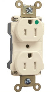 Pass & Seymour PTTR62-HBK Tamper Resistant Hg Ehd 15a/125v Bk Pass & Seymour PTTR62-HBK