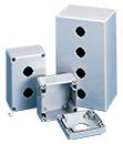 nVent Hoffman Q3PBPCDM Enclosure, Pilot Device, 22.5 mm, 3 Hole, Polycarbonat nVent Hoffman Q3PBPCDM