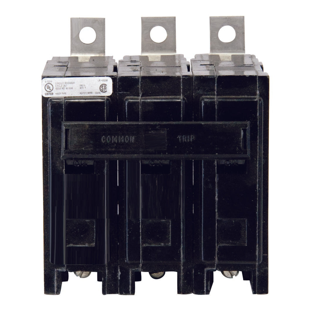Eaton QBHW3030H Breaker, Bolt On, 30A, 3P, 240VAC, Type QBHW, 22 kAIC, CB Eaton QBHW3030H
