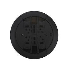 Wiremold RC4ATCBK Poke-Thru Assembly, 8-1/4" Diameter, Non-Metallic Wiremold RC4ATCBK