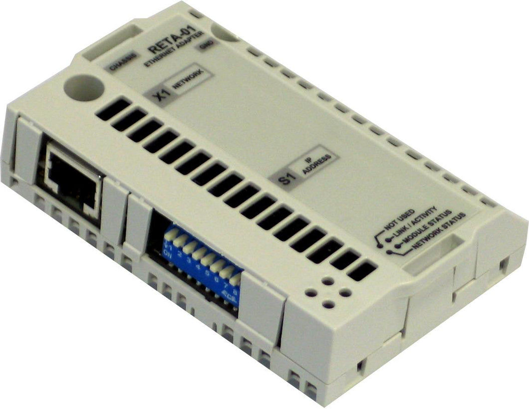 ABB RETA-01 Modbus and Ethernet Adapter, ACS550, ACS800 ABB RETA-01