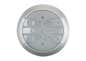 Wiremold RP4CTCBK RP CVR W/ 2DUP REC 4PORTS DATA BK Wiremold RP4CTCBK