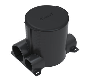Wiremold RPNFB Round Floor Box, Diameter: 6", Depth: 6 -7/16", Non-Metallic Wiremold RPNFB