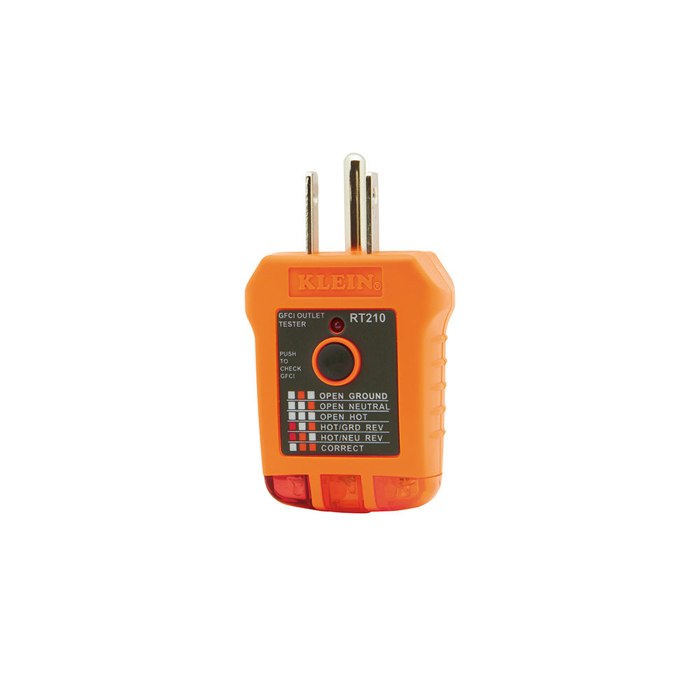 Klein RT210 GFCI Receptacle Tester Klein RT210