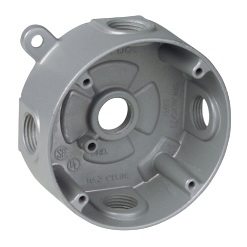 Red Dot S-47 1/2INCHRND 5 HOLE OUTLET BX W/LUG Red Dot S-47