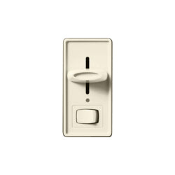 Lutron S-600P-LA Slide Dimmer, 600W, Single-Pole, Skylark, Light Almond Lutron S-600P-LA