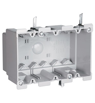 Pass & Seymour S3-52-W PL BX 3G 52 CU IN W/QC SWG BRKT OW Pass & Seymour S3-52-W