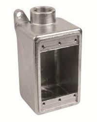 Calbrite S60700FDCS Device Box, 1-Gang, Type FDC, Size: 3/4