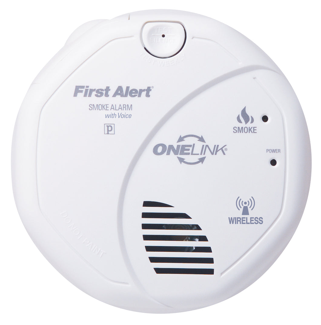 BRK-First Alert SA511B Wireless Onelink Smoke Alarm, (2) AA Battery Powered, White BRK-First Alert SA511B