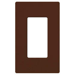 Lutron SC-1-SI Dimmer/Fan Control Wallplate, 1-Gang, Satin Series, Sienna Finish Lutron SC-1-SI