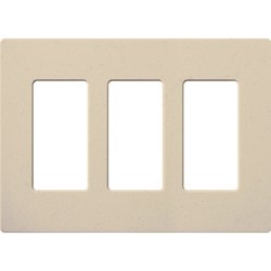 Lutron SC-3-ST Wallplate, Stone Color, 3-Gang  Lutron SC-3-ST