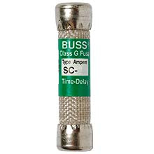 Eaton/Bussmann Series SC-6 Fuse, 6 Amp, Class G, Time-Delay, 600 Volt Eaton/Bussmann Series SC-6