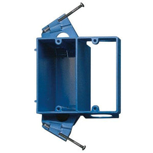 Carlon SC200DV Switch/Outlet Box, 2-Gang, Depth: 3-5/8", Nail-On, Non-Metallic Carlon SC200DV