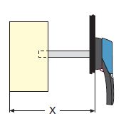 Eaton SF400PH10X10 Pistol Handle Shaft. Length: 15.7