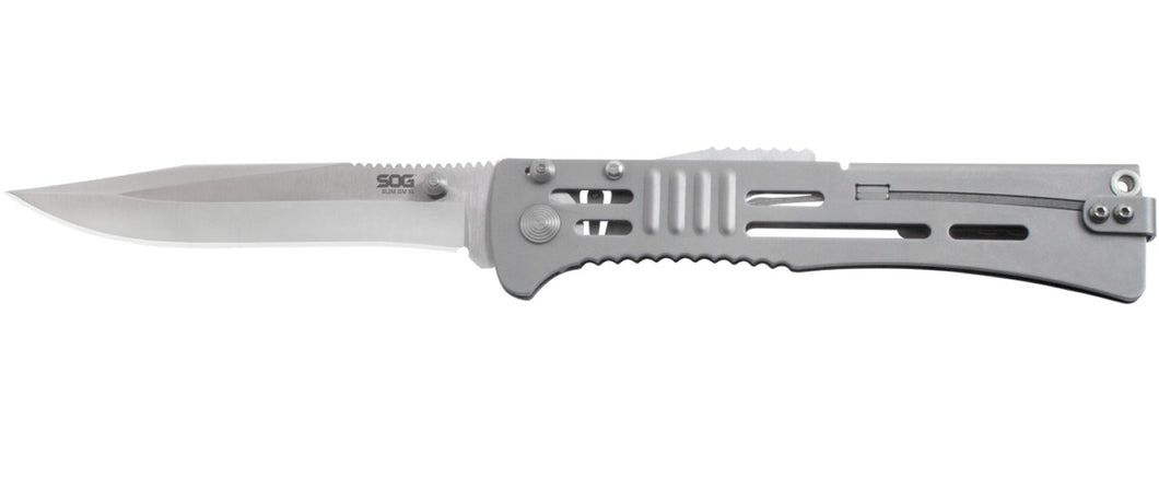 SOG Specialty Knives SJ51CP Slimjim Xl Satin Lockback Folding Knife SOG Specialty Knives SJ51CP