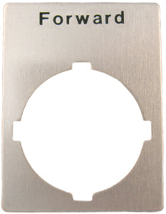 ABB SK 615 552-17 22mm Legend Plate, Forward, Modular ABB SK 615 552-17