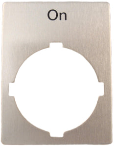 ABB SK 615 552-22 22mm Legend Plate, On, Modular ABB SK 615 552-22