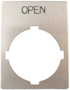 ABB SK 615 552-23 22mm Legend Plate, Open, Modular ABB SK 615 552-23