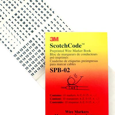 3M SPB-02 Wire Marker Booklet 3M SPB-02