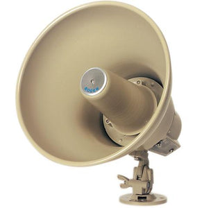 Bogen SPT15A Reentrant Horn Loudspeaker, 25 or 70VAC, 121dB @ 4', Brown Bogen SPT15A