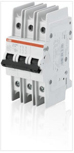 ABB SU203M-K2 Miniature Circuit Breaker, DIN Rail Mount, 3 Pole ABB SU203M-K2