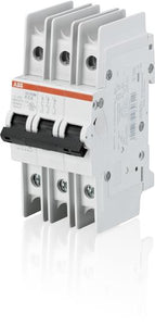 ABB SU203M-K60 Miniature Circuit Breaker, DIN Rail Mount, 3 Pole ABB SU203M-K60