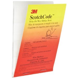 3M SWB-2 Wire Marker Booklet, Write-On 3M SWB-2