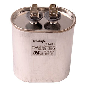 DiversiTech T45200H Motor Run Capacitor 440v 20uF DiversiTech T45200H