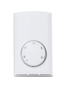 Cadet T521-W Bimetal SP Thermostat White 22A Cadet T521-W