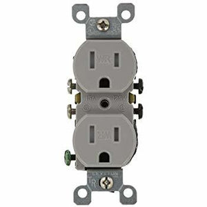 Leviton T5320-GY Leviton Duplex Style Tamper-resistant Leviton T5320-GY