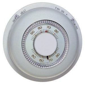 Cadet T87K1007 Thermostat, Non-Programmable, 24V AC, Wall Mount, Heat Only Cadet T87K1007